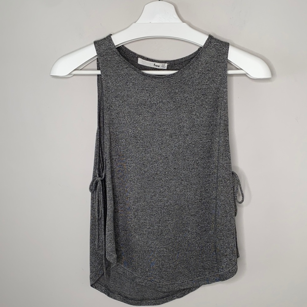 Aritzia Wilfred Free Gray Amalie Tank